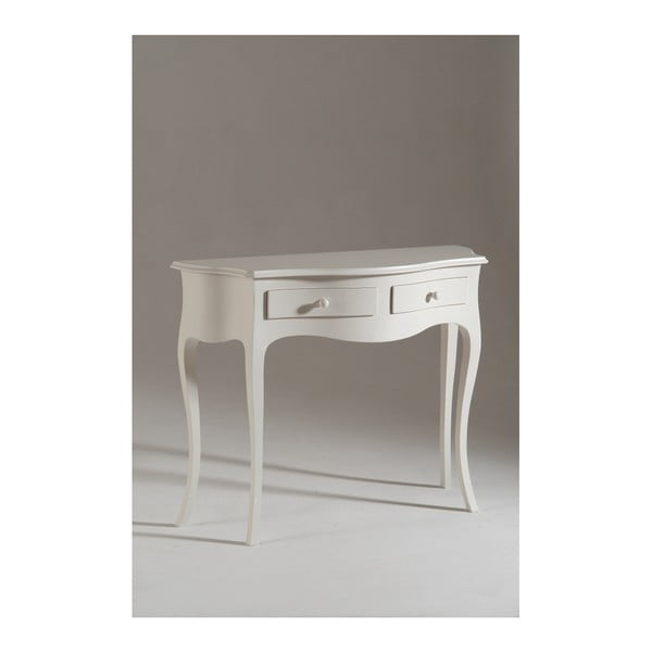 Bílý dřevěný konzolový stolek Castagnetti Venezia