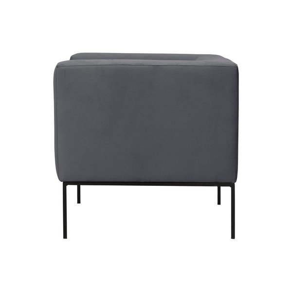 Tmavě šedé křeslo Windsor & Co Sofas Neptune-image-3