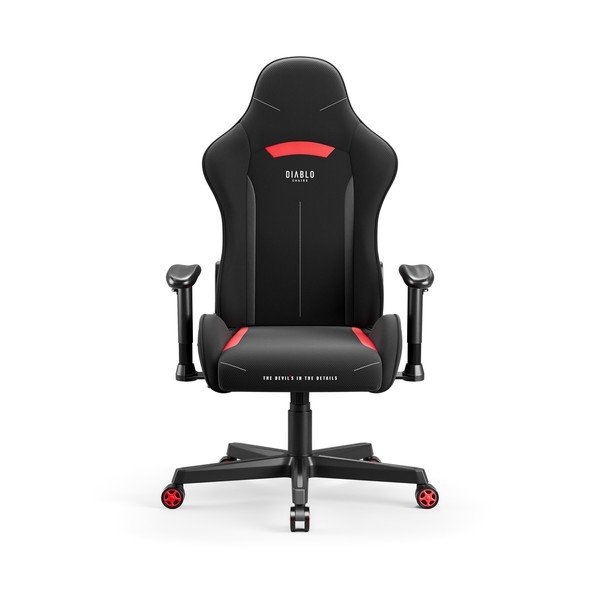 Černá herní židle X-Starter – Diablo Chairs-image-2