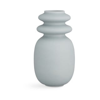 Modrošedá keramická váza Kähler Design Kontur, výška 29 cm