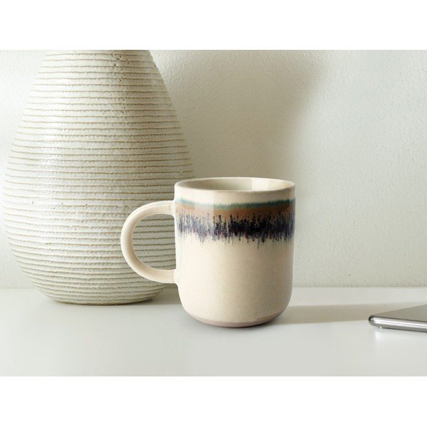 Béžový kameninový hrnek 450 ml Muggies – Salt&Pepper-image-1