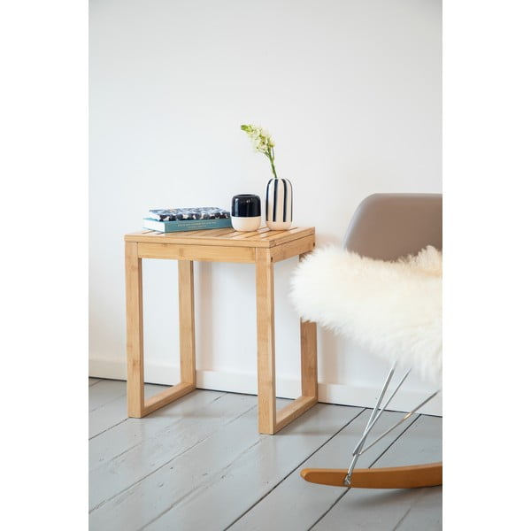 Bambusový odkládací stolek Wenko Bamboo-image-1