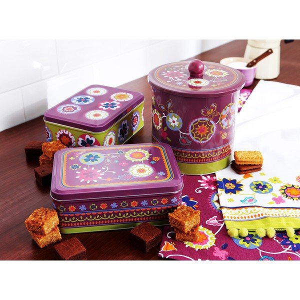 Hranatá dóza Cooksmart England Suzani A-image-1