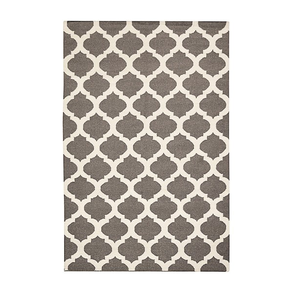 Vlněný koberec Julia Dark Grey, 155x240 cm