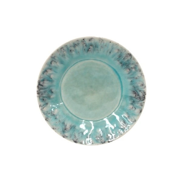 Modrý kameninový talíř Ego Dekor Madeira, ⌀ 16 cm