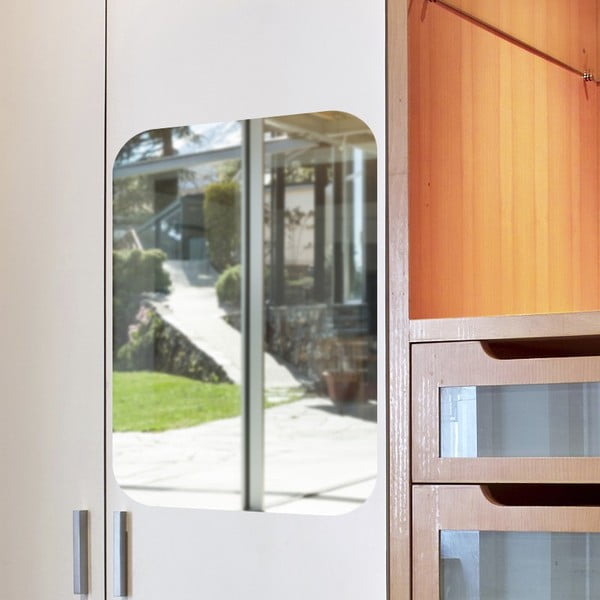 Zrcadlová adhezivní samolepka Ambiance Rectangle, 42 x 27 cm-image-2