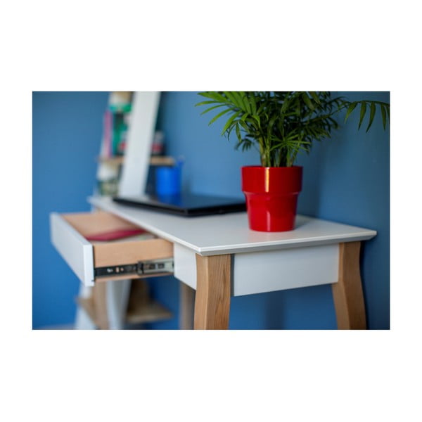 Bílý psací stůl Ragaba Lillo, délka 65 cm-image-4