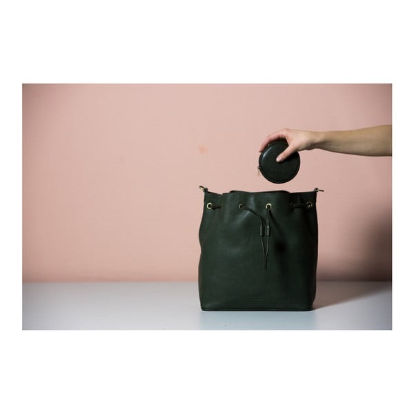 Černá kožená kabelka O My Bag The Donna-image-3