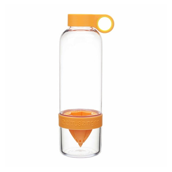 Citruszinger, lahev na vodu a citrusy, oranžová