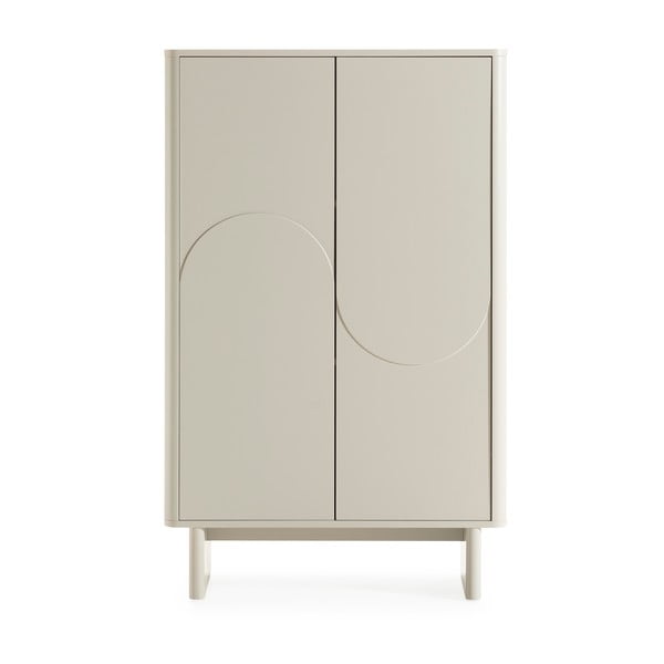 Krémová skříňka 80x130x40 cm Solei – MOME