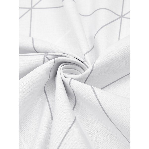 Bílo-šedé bavlněné povlečení na jednolůžko by46 Marla, 155 x 220 cm-image-3