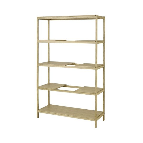 Regál v dekoru dubu v přírodní barvě 105x170x40 cm Sukoya – Blomus-image-2