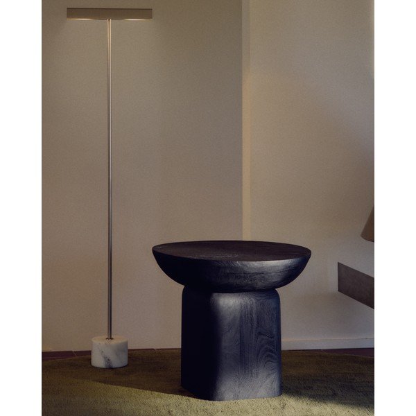 Stojací lampa ve stříbrné barvě (výška 121 cm) Lynor – Kave Home-image-2