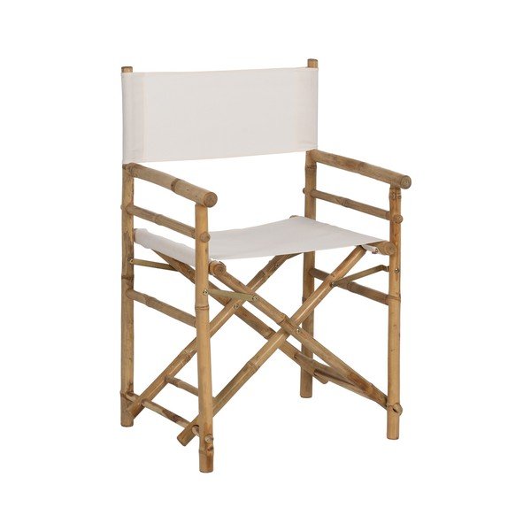 Bambusová skládací jídelní židle v přírodní barvě Director – Ixia