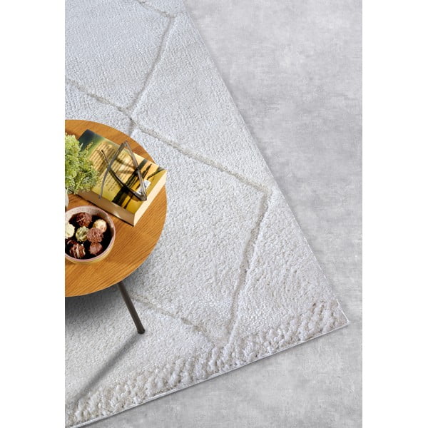 Krémový koberec 80x120 cm Perrotin Cream White – Elle Decoration-image-2