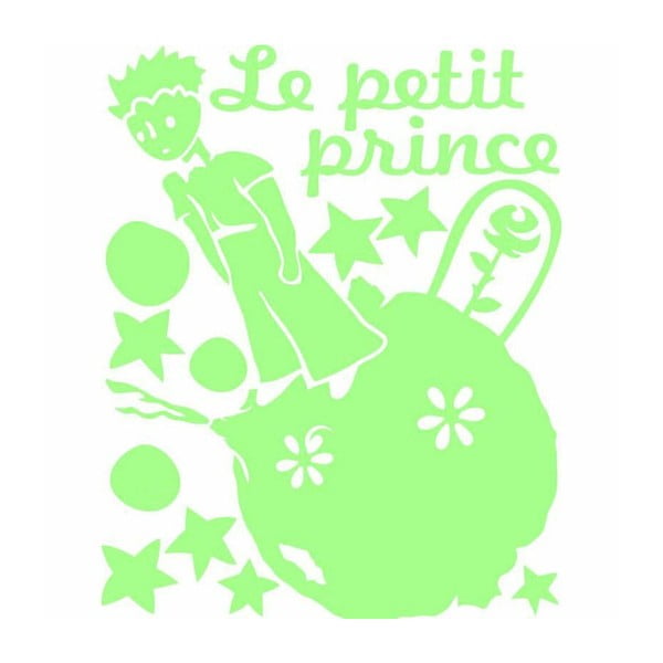 Ve tmě svítící samolepka Ambiance Le Petit Prince-image-2
