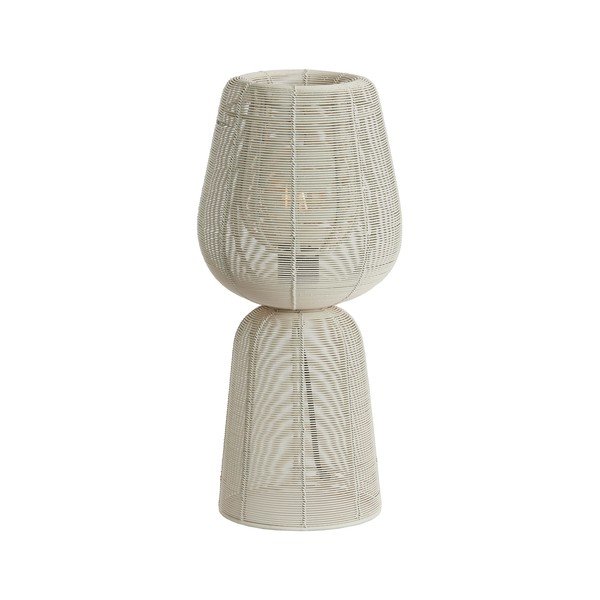 Krémová stolní lampa (výška 42 cm) Aboso – Light & Living-image-3