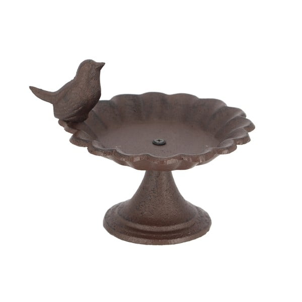 Mini litinové krmítko s ptáčkem na nízké podnožce Esschert Design Birdy-image-4