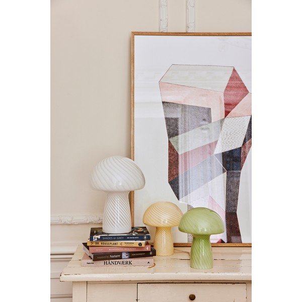 Žlutá stolní lampa Bahne & CO, výška 23 cm-image-1