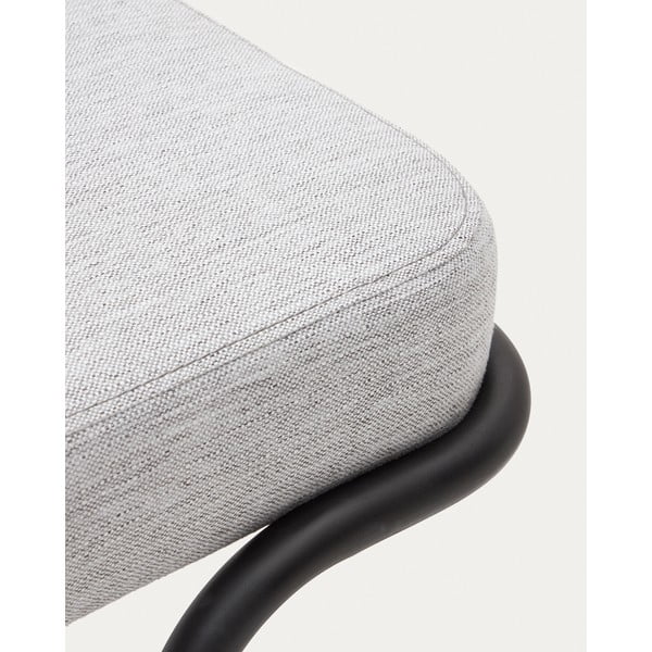 Světle šedá lavice Compo – Kave Home-image-3