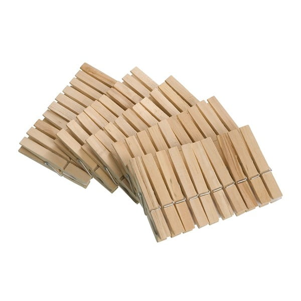 Sada 50 dřevěných kolíčků na prádlo Wenko Pegs-image-1