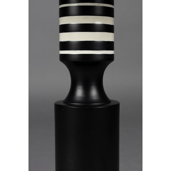 Černá stolní lampa s textilním stínidlem (výška 60 cm) Virgil – Dutchbone-image-4