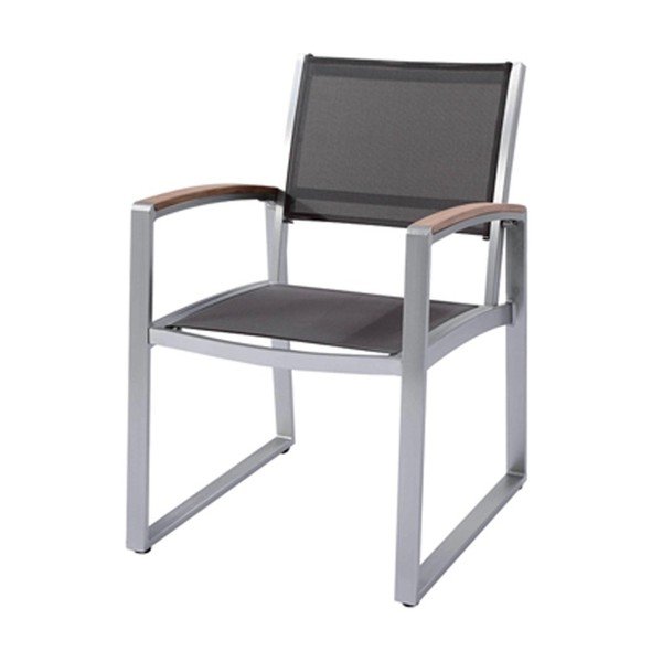 Šedé zahradní křeslo Ava – Garden Pleasure-image-1