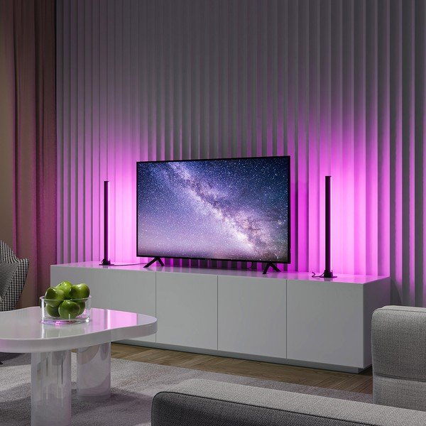 Černá kovová LED stolní lampa (výška 55 cm) Boy – Reality-image-1