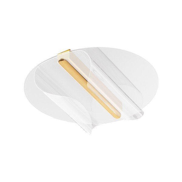 Hliníkové LED stmívatelné stropní svítidlo ve zlaté barvě 55x45 cm Valentin – Nova Luce