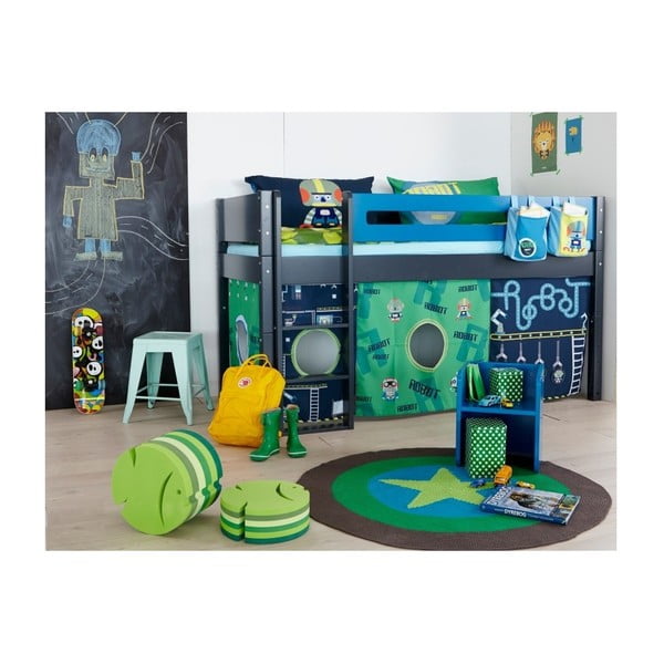 Sada 2 závěsných vaků na dětskou postel Manis-h Robot-image-1