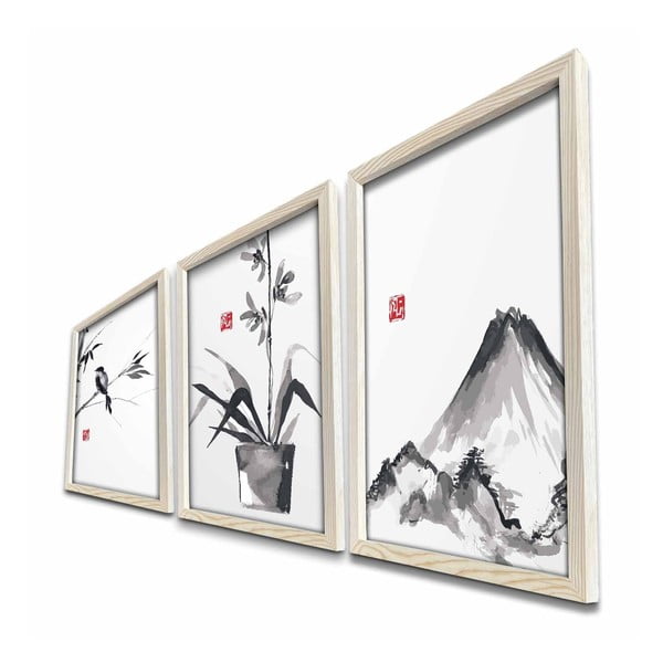 Obrazy v sadě 3 ks 38x53 cm – Wallity-image-2