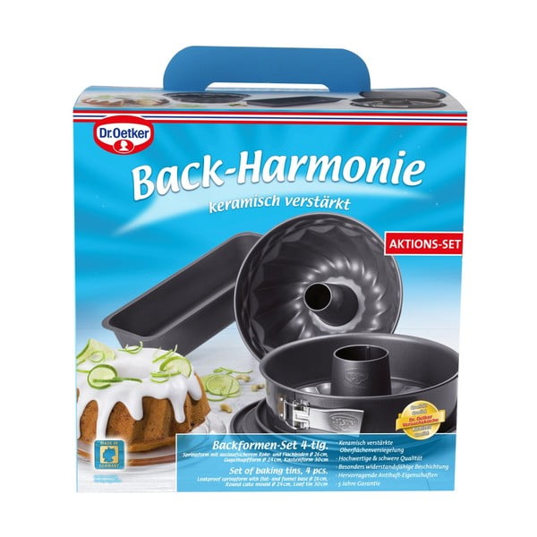 4dílný set ocelových pečících forem Dr. Oetker Four-image-2