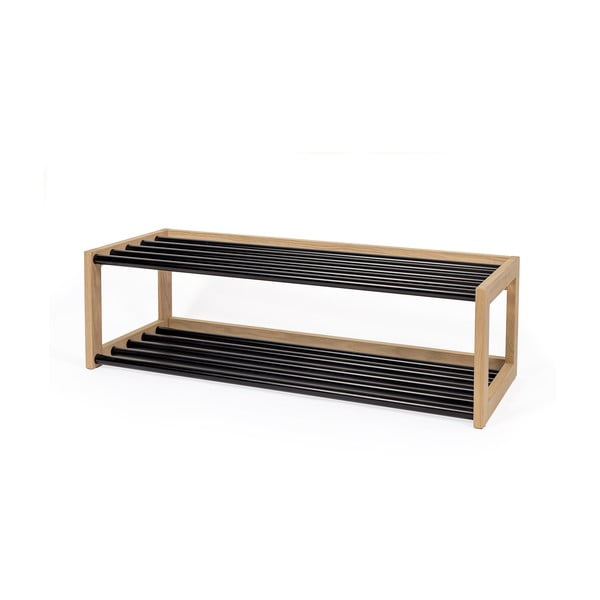 Černý/přírodní kovový botník – Woodman-image-2