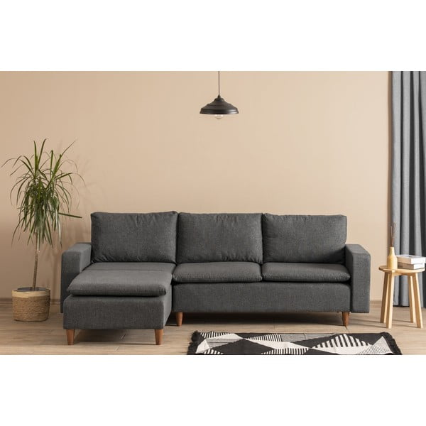 Šedá rohová pohovka (levý roh) Lungo – Balcab Home-image-1