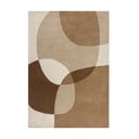 Hnědý/béžový ručně tkaný vlněný koberec 200x290 cm Glow – Flair Rugs