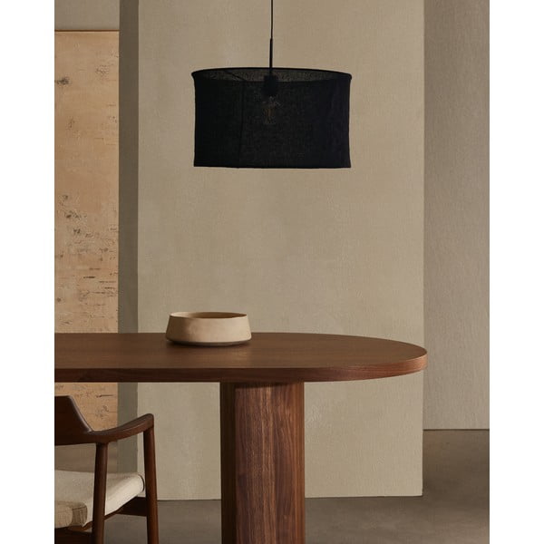 Černé stínidlo ø 50 cm Mariela – Kave Home-image-1