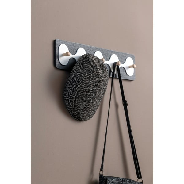 Černý nástěnný věšák 48 cm Rizar  – PT LIVING-image-1