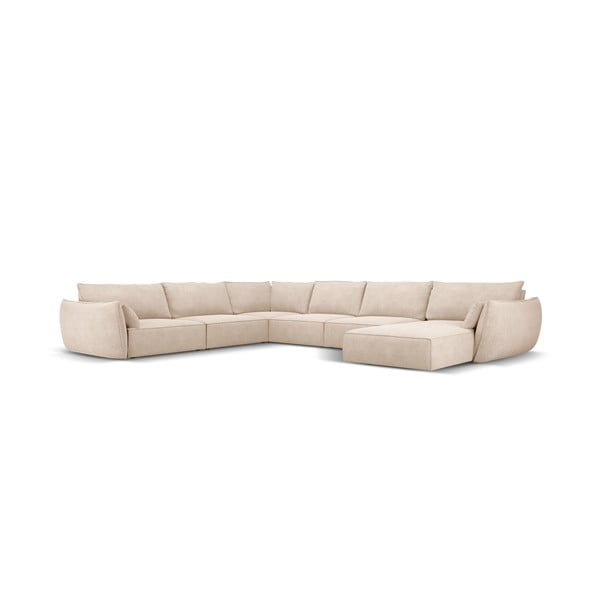 Béžová rohová pohovka (levý roh) Vanda – Mazzini Sofas-image-2