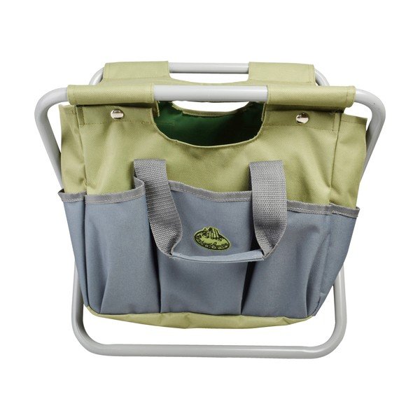 Zeleno-šedá zahradní stolička – Esschert Design-image-3