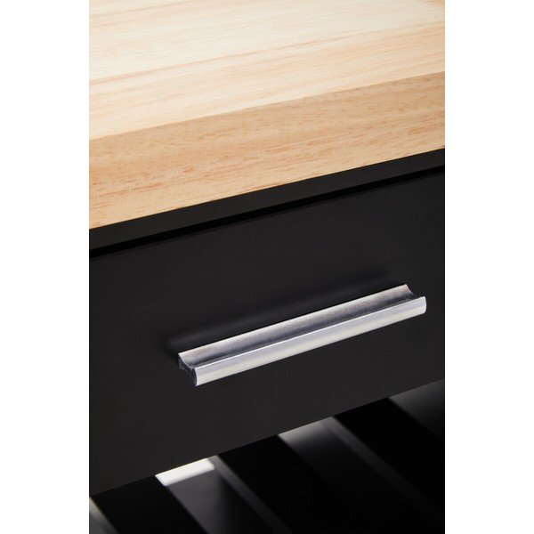 Servírovací stolek na kolečkách z kaučukového dřeva 48x105 cm Frankfurt – Premier Housewares-image-3
