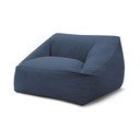 Tmavě modrý manšestrový sedací vak Lilibet – Bobochic Paris