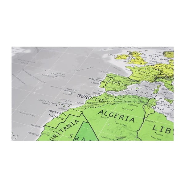 Zelená magnetická mapa světa The Future Mapping Company Future Map, 101 x 58 cm-image-4