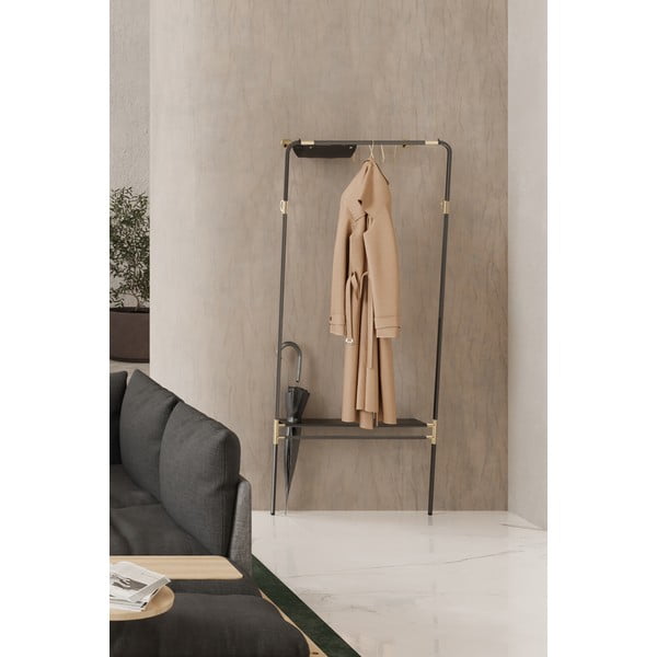 Černá kovová předsíňová sestava Lean On Me – UMAGE-image-1