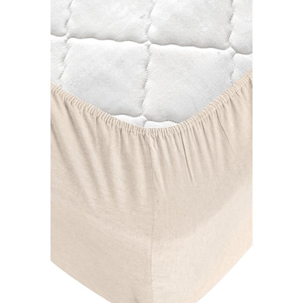 Černo-krémové bavlněné povlečení na dvoulůžko/prodloužené s prostěradlem 200x220 cm – Mila Home-image-4