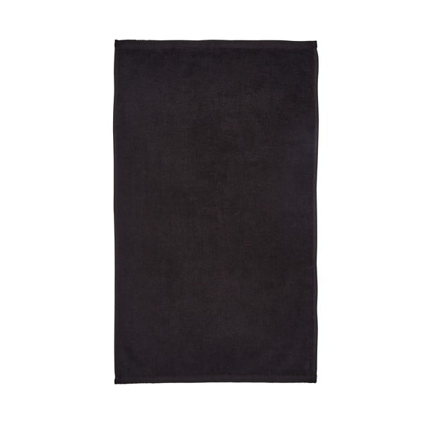 Černá rychleschnoucí/froté bavlněná osuška 70x120 cm Quick Dry – Catherine Lansfield