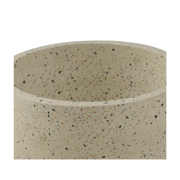 Bílý květináč Bonami Selection Terrazzo, ø 26 cm-image-1