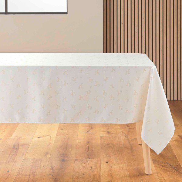 Ubrus s vánočním motivem z žakáru 140x250 cm Les Rennes – douceur d'intérieur-image-1