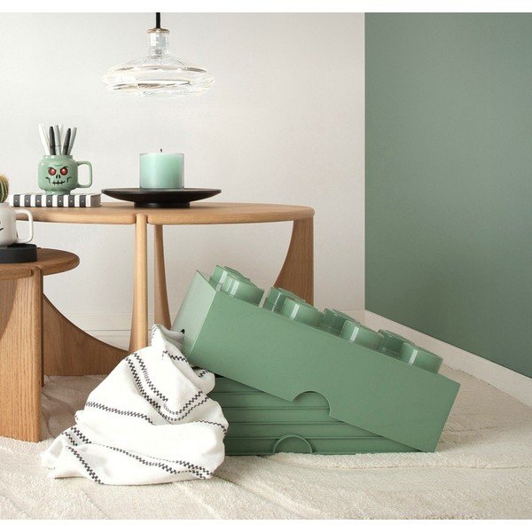 Khaki zelený úložný box LEGO®-image-1