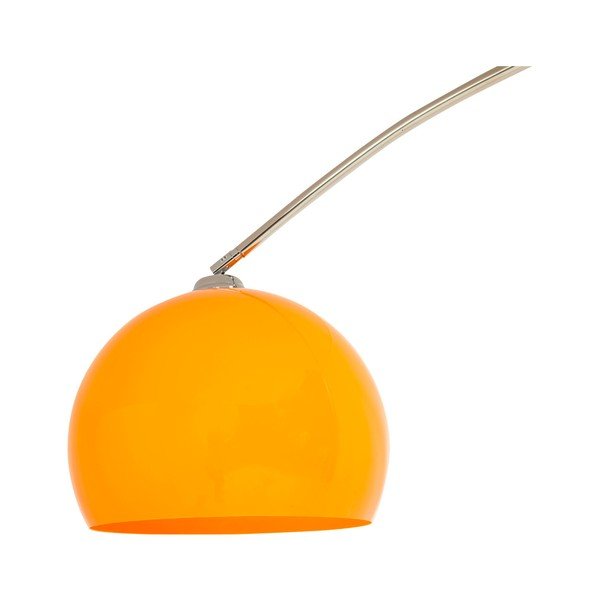 Stojací lampa s oranžovým stínítkem a mramorovou základnou Kokoon Loft-image-3
