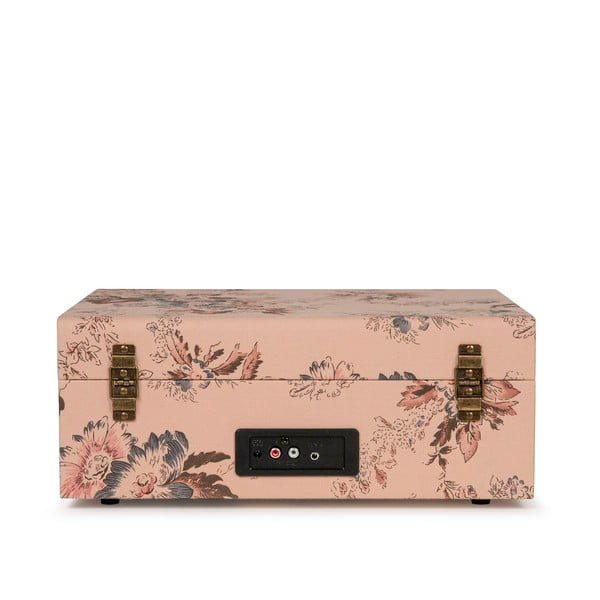 Růžový gramofon Crosley Voyager Floral-image-3